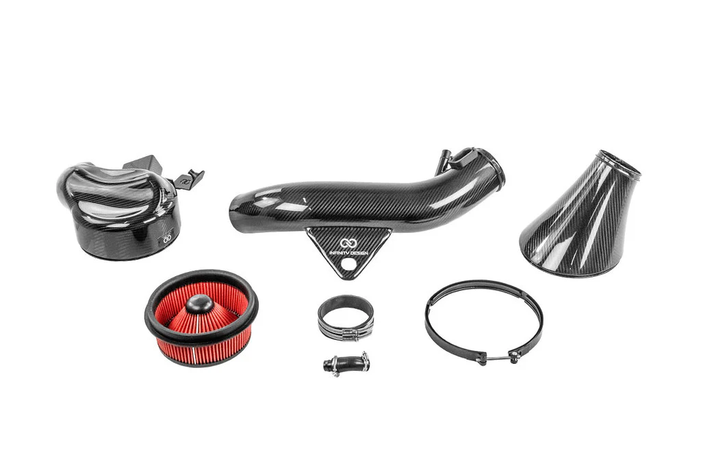 Infinity Design NF-N55-I-G Система впуска BMW F2x M135i / M235i / M335i / M445i / F87 M2 N55 (глянцевый карбон)