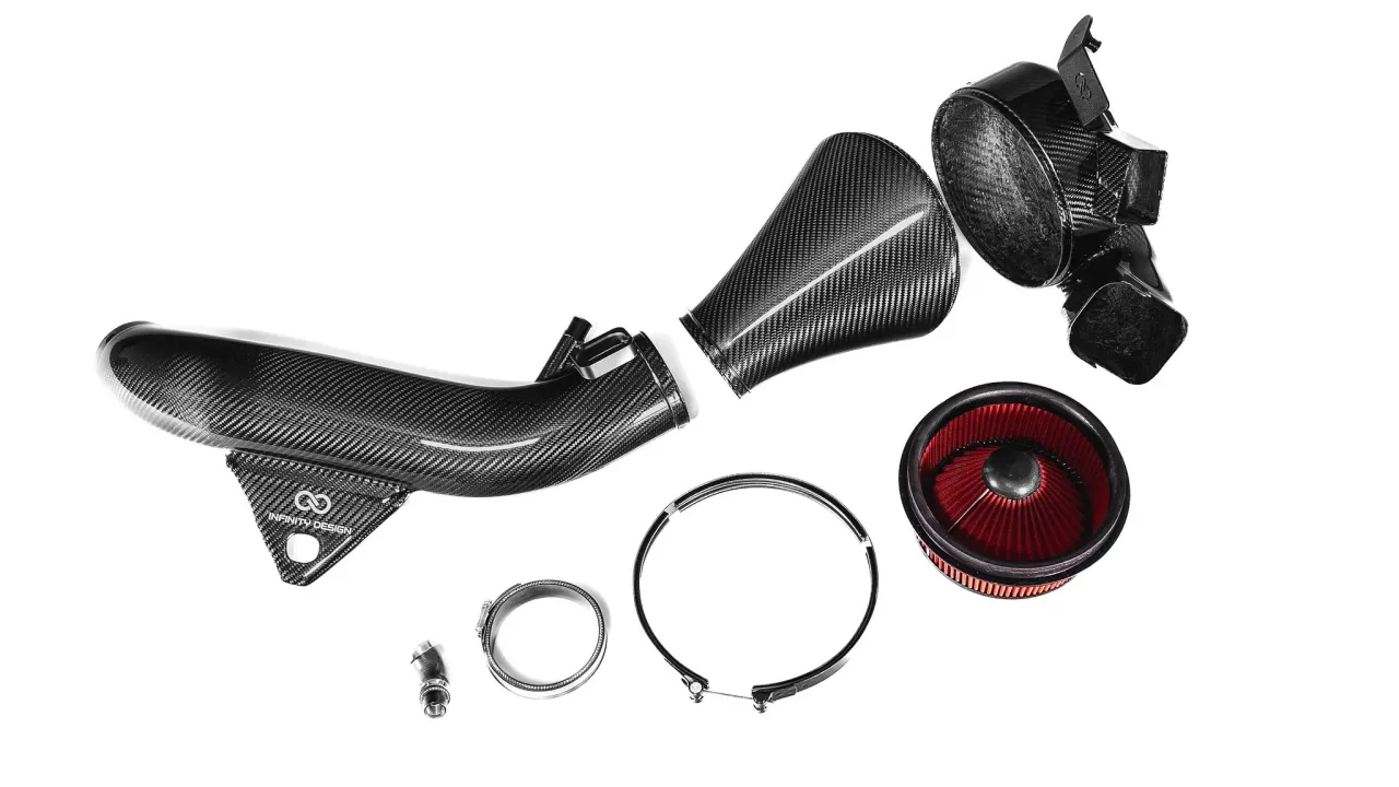 Infinity Design NF-N55-I-G Система впуска BMW F2x M135i / M235i / M335i / M445i / F87 M2 N55 (глянцевый карбон) №4