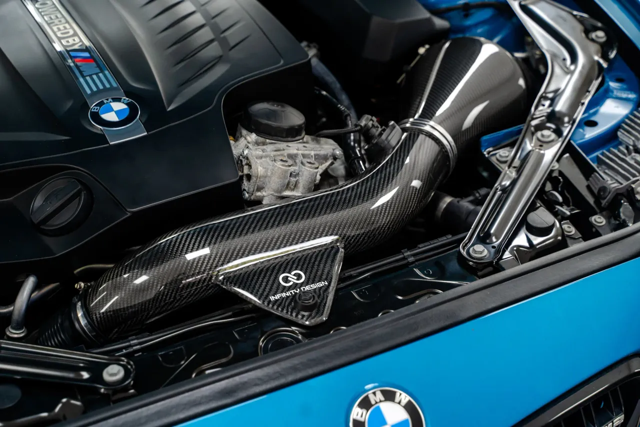Infinity Design NF-N55-I-G Система впуска BMW F2x M135i / M235i / M335i / M445i / F87 M2 N55 (глянцевый карбон) №5