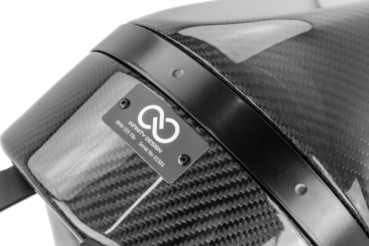 Infinity Design NF-S55-I-G Впускна система BMW F80 M3 / F82 M4 S55 (глянцевий карбон) №5