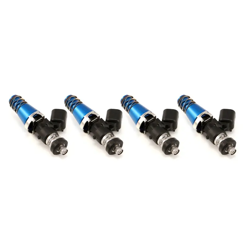 Injector Dynamics IDX1300.60.11.D.4 1340cc Injectors - 60mm Length - 11mm Blue Top - Denso Lower Cushion (Set Of 4)