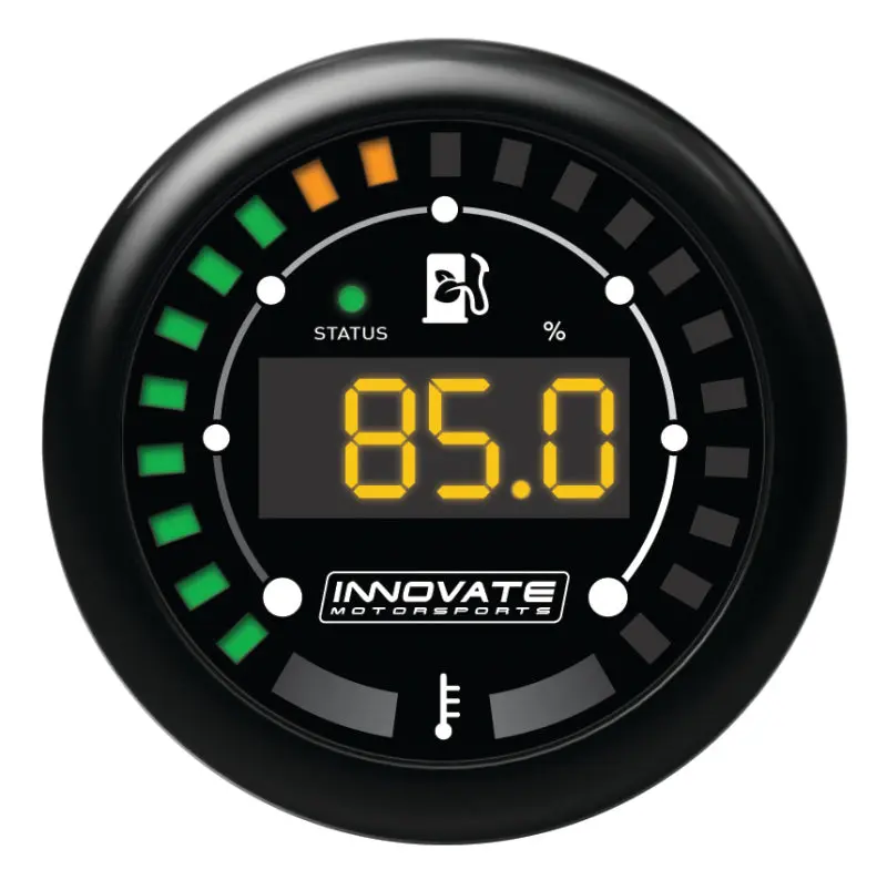 Innovate INN3904 MTX-D Ethanol Content & Fuel Temp Complete Gauge Kit - Black Dial №1