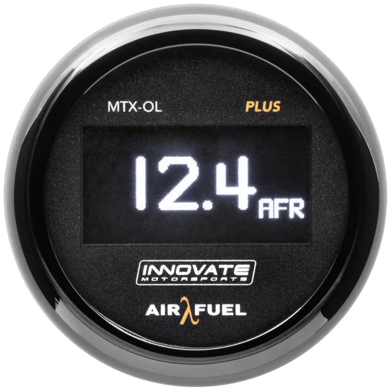 Innovate INN39350 MTX-OL PLUS Wideband Digital Air/Fuel Ratio OLED Gauge Kit 8ft W/O2 Sensor