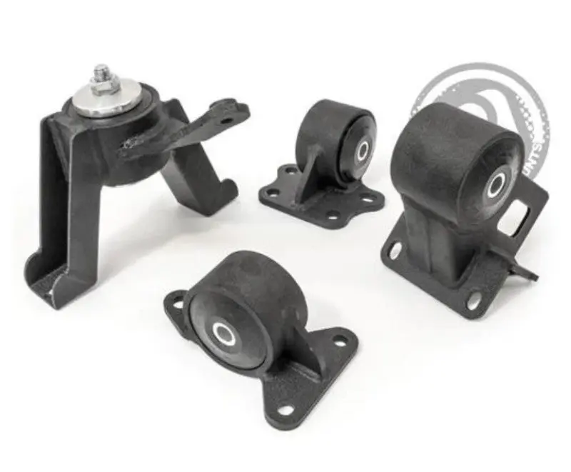 Innovative INM60550-60A 00-05 Toyota MR2 Spyder 1ZZ Black Steel Mounts 60A Bushings