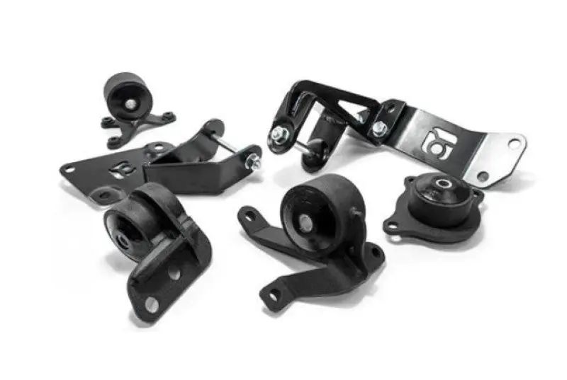 Innovative INM90550-75A 01-05 Civic K-Series Black Steel Mounts 75A Bushings (Not K24 Trans) №1