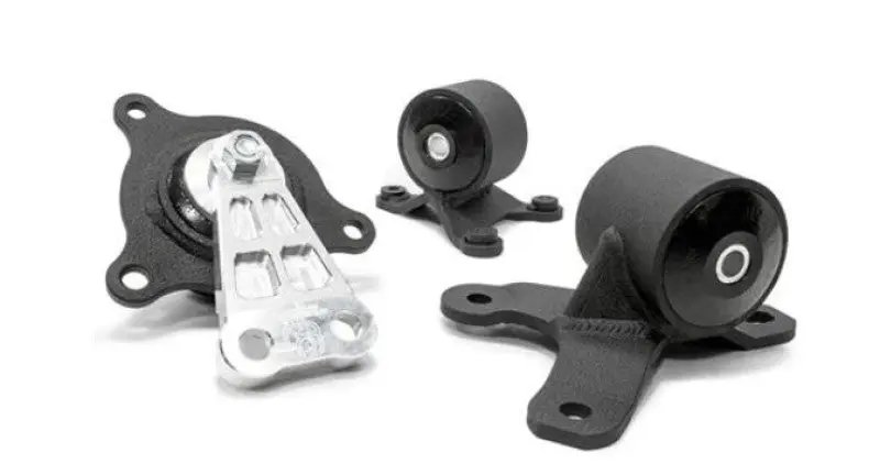 Innovative INM90650-95A 02-05 Civic K-Series Black Steel Mounts 95A Bushings (Not K24 Trans)