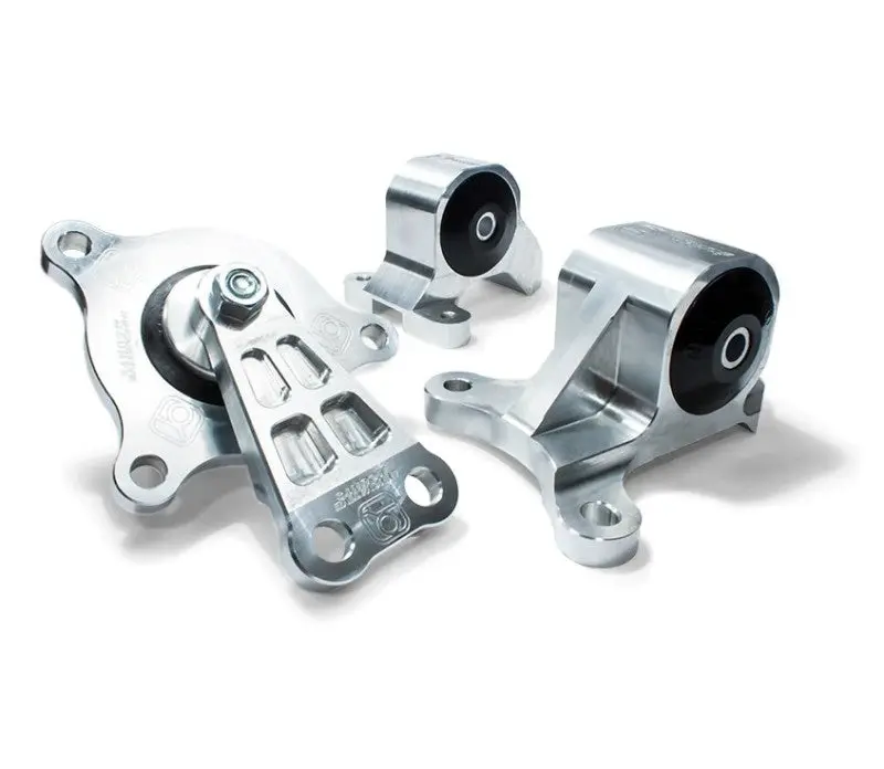 Innovative INMB90650-95A 02-06 Acura RSX K-Series Silver Aluminum Mounts 95A Bushings (Not K24 Trans)