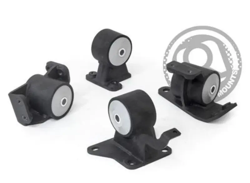 Innovative INM69950-60A 90-99 Toyota MR2 5S/3S Black Steel Mounts 60A Bushings