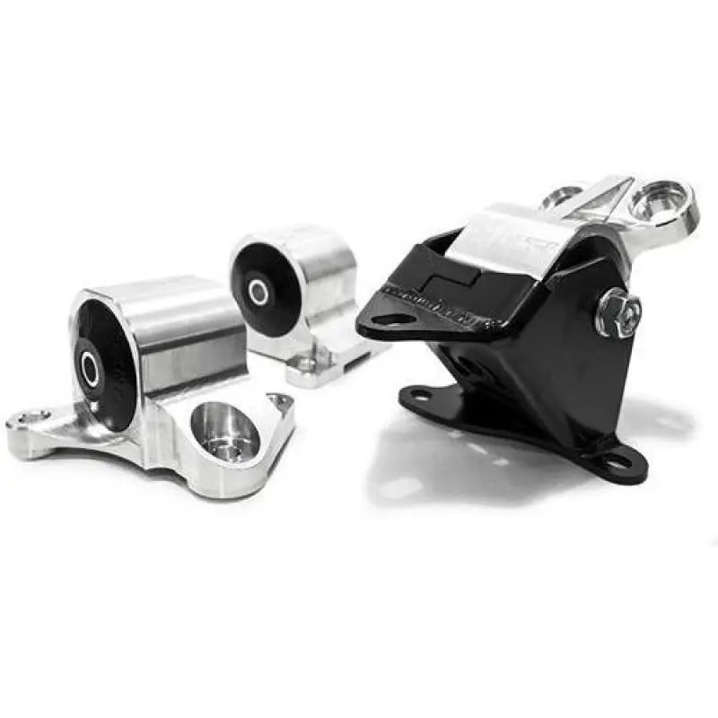 Innovative INMB10050-95A 96-00 Civic B/D Series Silver Aluminum Mounts 95A Bushings (2 Bolt) №1