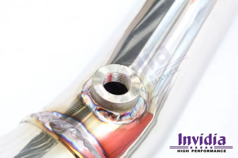 Invidia INVHS15SWMDOCB 15-21 Subaru WRX W/ Manual Transmission J-Pipe With Bottom High Flow Cat Down Pipe №3