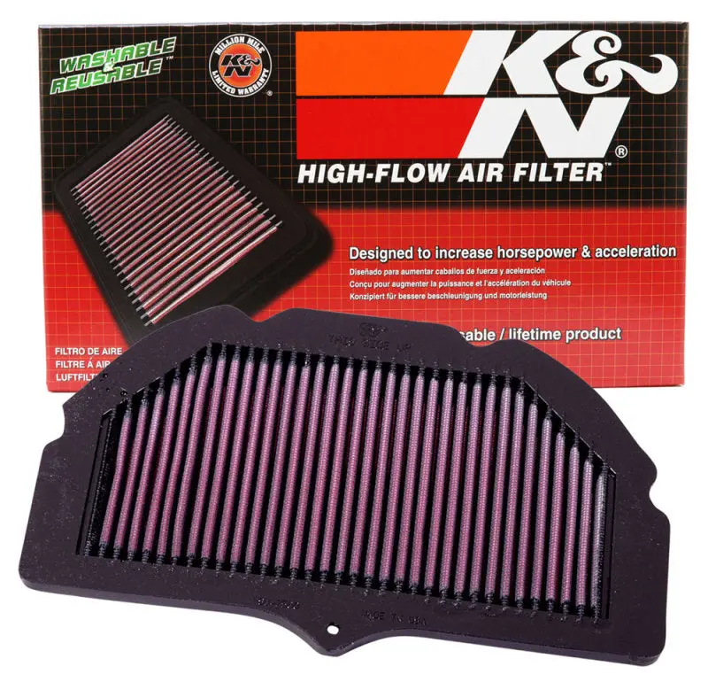 K&N KNNSU-7500 00-03 Suzuki GSXR6GSXR750 750 / 01-04 GSXR1000 1000 / 01-03 GSXR600 600 Replacement Air Filter №3