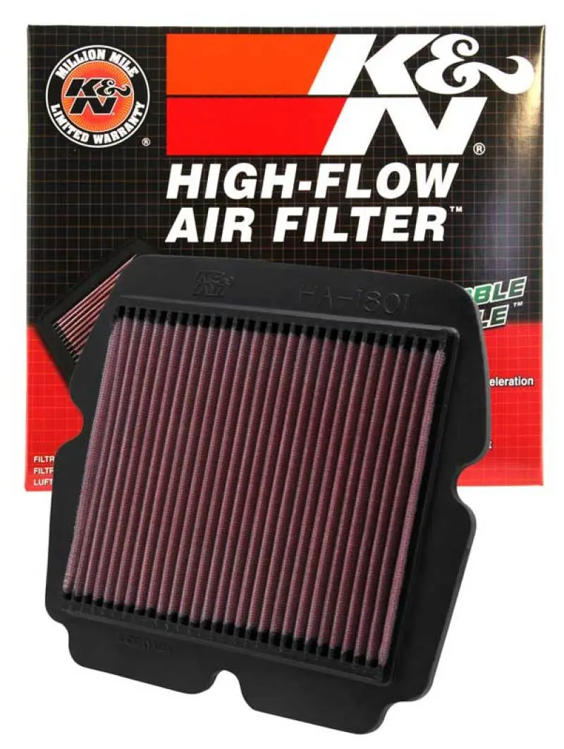 K&N KNNHA-1801 01-08 Honda GL1800 Gold Wing Replacement Air Filter