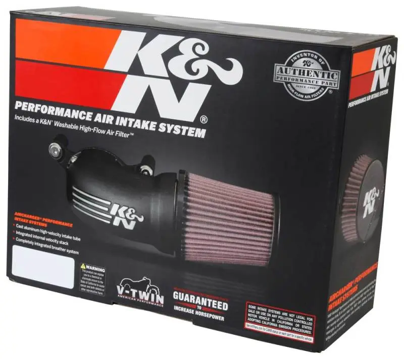 K&N KNN57-1137 01-17 Harley Davidson Softail / Dyna FI Performance Air Intake System №12