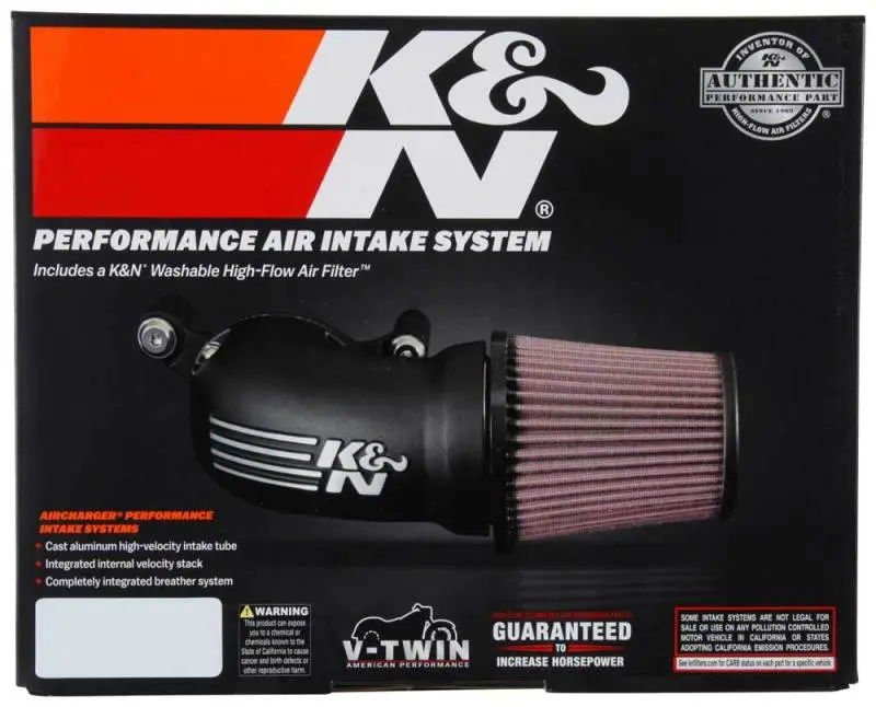 K&N KNN57-1137 01-17 Harley Davidson Softail / Dyna FI Performance Air Intake System №7