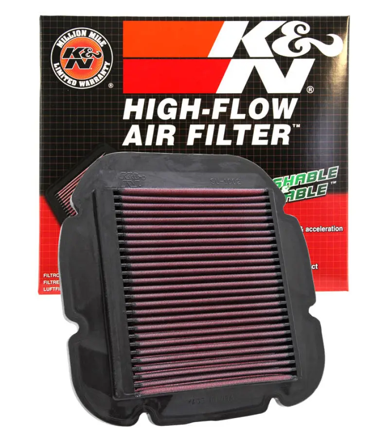 K&N KNNSU-1002 02-10 Suzuki DL 1000 V-Strom/04-12 DL650 V-Strom / 04-05 Kawasaki KLV1000 Replacement Air Filter №3