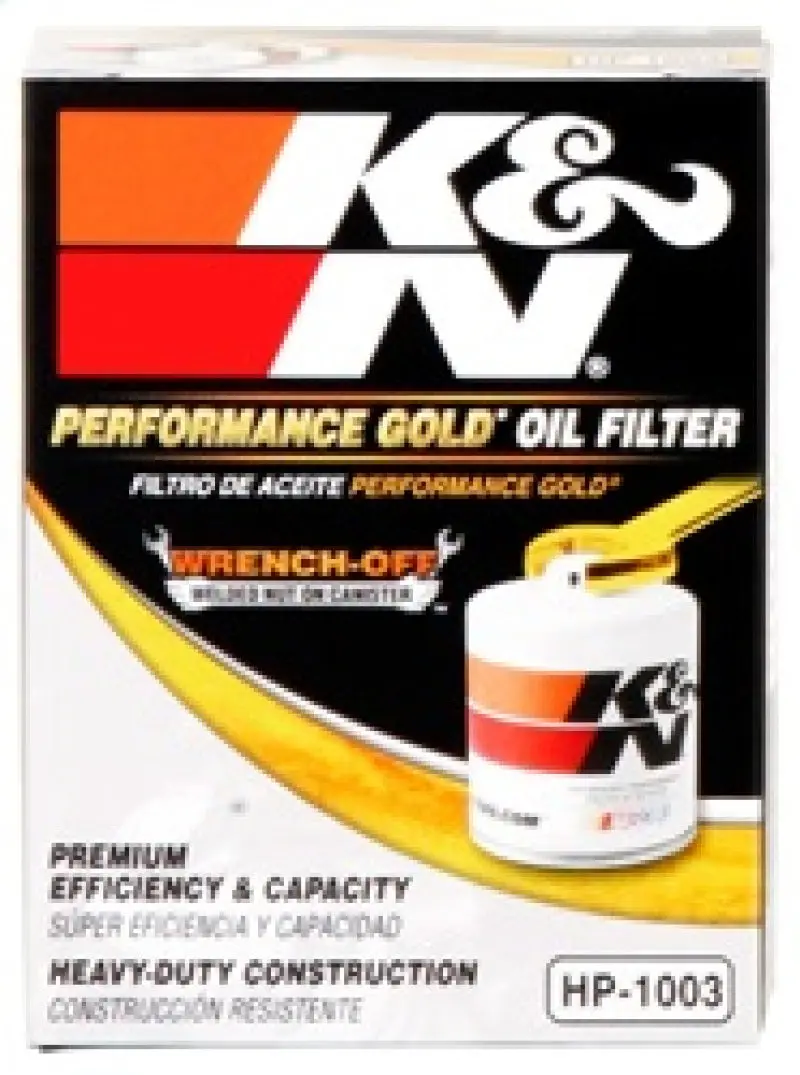 K&N KNNHP-1003 03-09 Scion TC / 00-05 Celica GT/GT-S Performance Gold Oil Filter №10