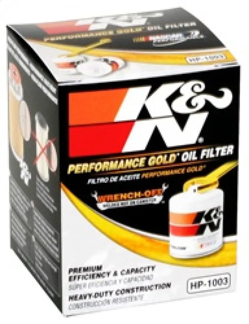 K&N KNNHP-1003 03-09 Scion TC / 00-05 Celica GT/GT-S Performance Gold Oil Filter №11