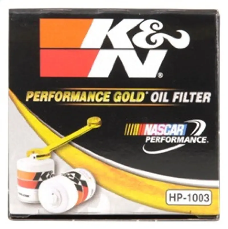 K&N KNNHP-1003 03-09 Scion TC / 00-05 Celica GT/GT-S Performance Gold Oil Filter №8