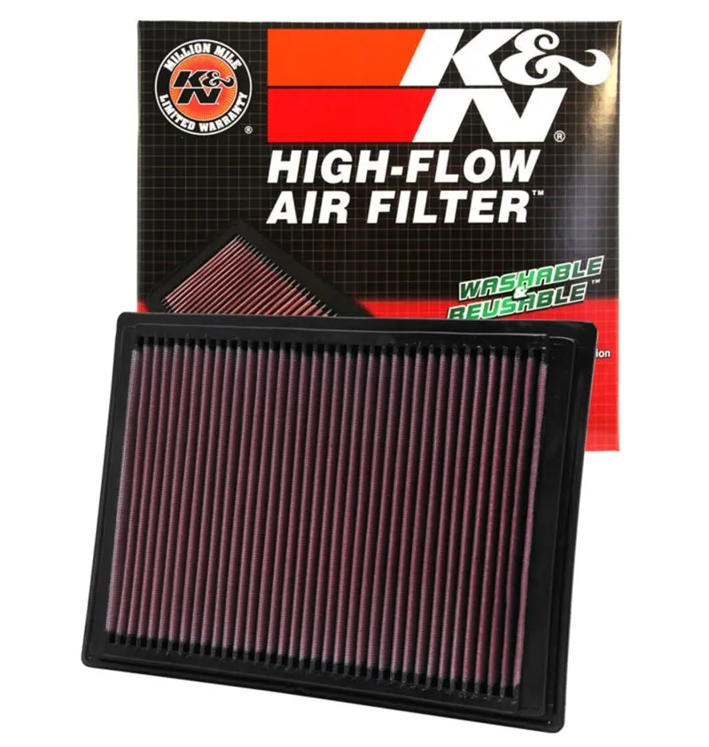 K&N KNN33-2287 04-08 Ford F150 / 05-06 Expedition / 05-07 F250 SD / 05-06 Lincoln Navigator Drop In Air Filter №13