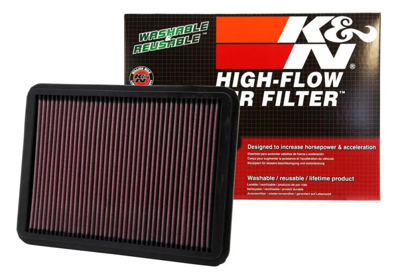 K&N KNN33-2144 04-09 Lexus GX470 4.7L / 02-08 Toyota 4Runner / 01-07 Sequoia / 00-06 Tundra Drop In Air Filter №13