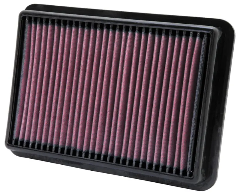 K&N KNN33-2980 05-11 Nissan Navara 2.5L L4 10.5in OS Length/7.438in OS Width/1.438in H Replacement Air Filter №1