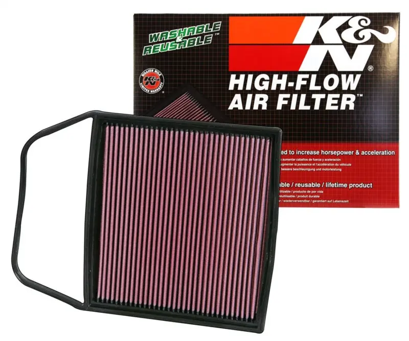 K&N KNN33-2367 06-09 BMW 135/335/535 Drop In Air Filter №15