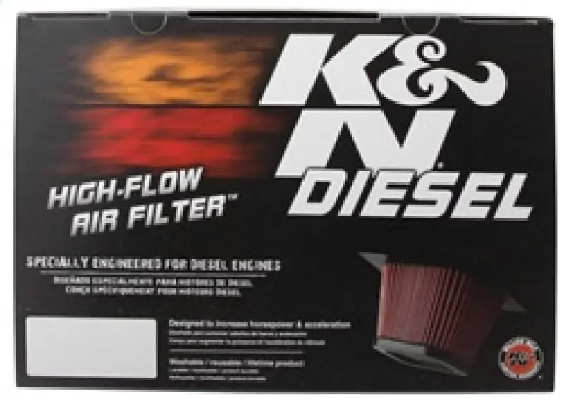 K&N KNNE-0781 06 Chevrolet Duramax 6.6L-V8 DSL Drop In Air Filter №15