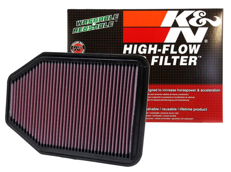 K&N KNN33-2364 07-10 Jeep Wrangler 3.8L V6 Drop In Air Filter №13