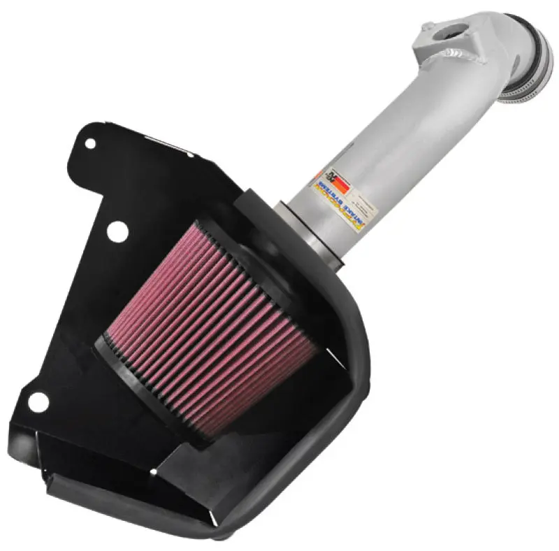 K&N KNN69-6544TS 07 Mitsubishi Lancer L4-2.0L Silver Typhoon Short Ram Intake №1