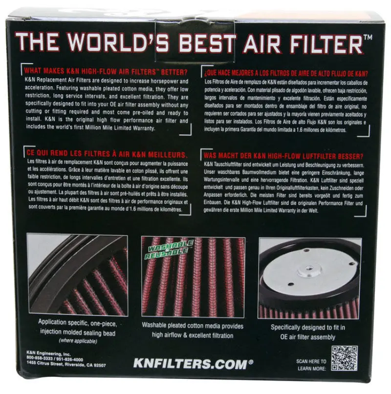 K&N KNNHD-9608 08-09 Harley Replacement Air Filter №10