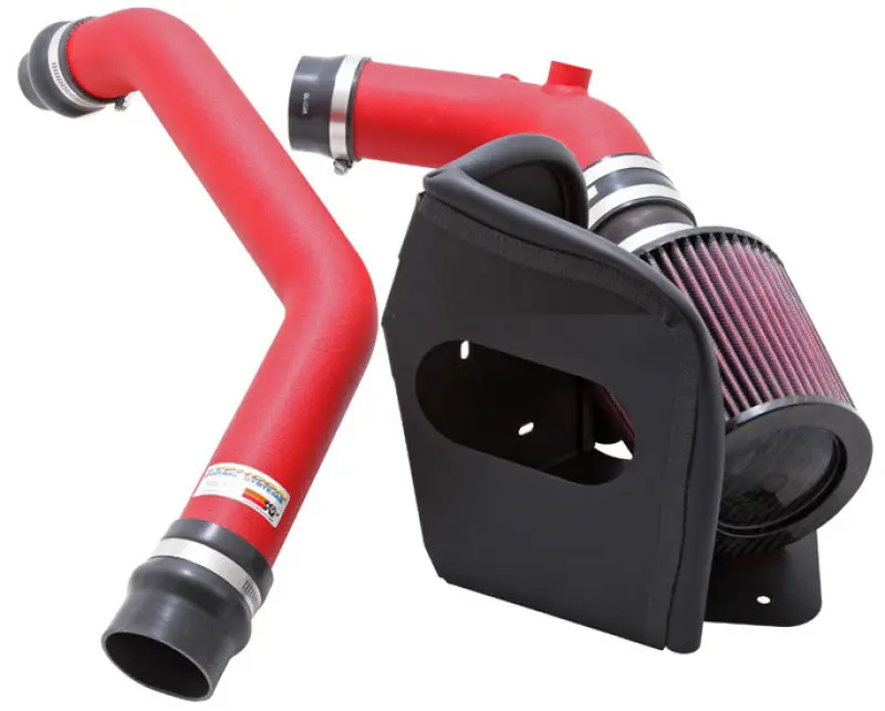 K&N KNN69-6546TWR 08-09 Mitsubishi Evo X Wrinkle Red Typhoon Short Ram Intake №2