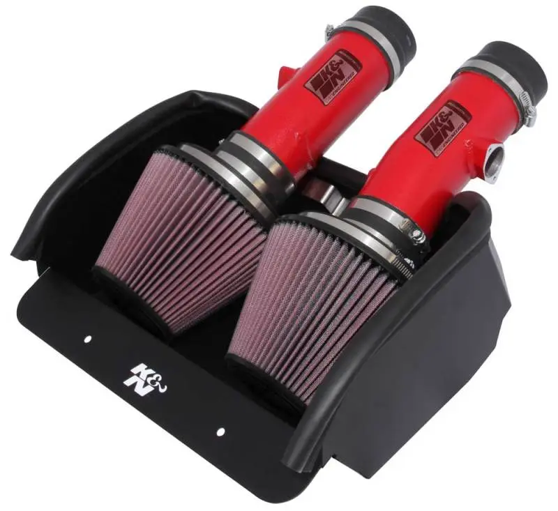 K&N KNN69-2527TTR 08 Dodge Viper 8.4L-V10 Red Typhoon Short Ram Intake №2