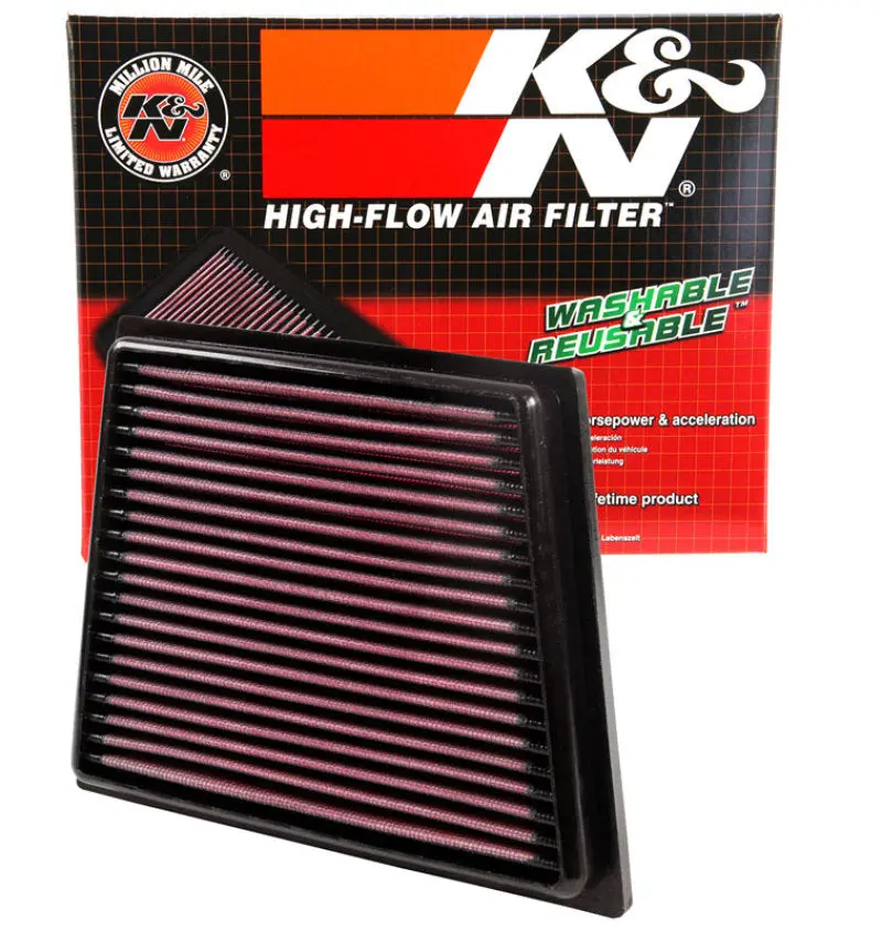 K&N KNN33-2955 08 Ford Fiesta 1.25L-L4 Drop In Air Filter №13