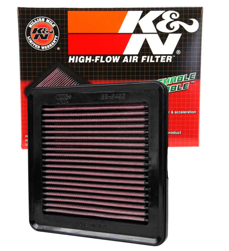 K&N KNN33-2422 09 Honda Fit 1.5L Drop In Air Filter №10