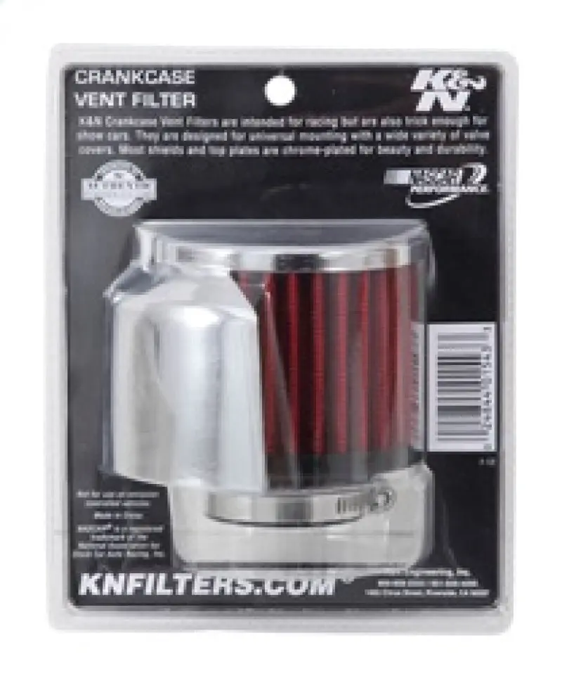 K&N KNN62-1513 1.375in Flange ID X 3in OD X 2.5in Height Clamp On Crankcase Vent Filter №3