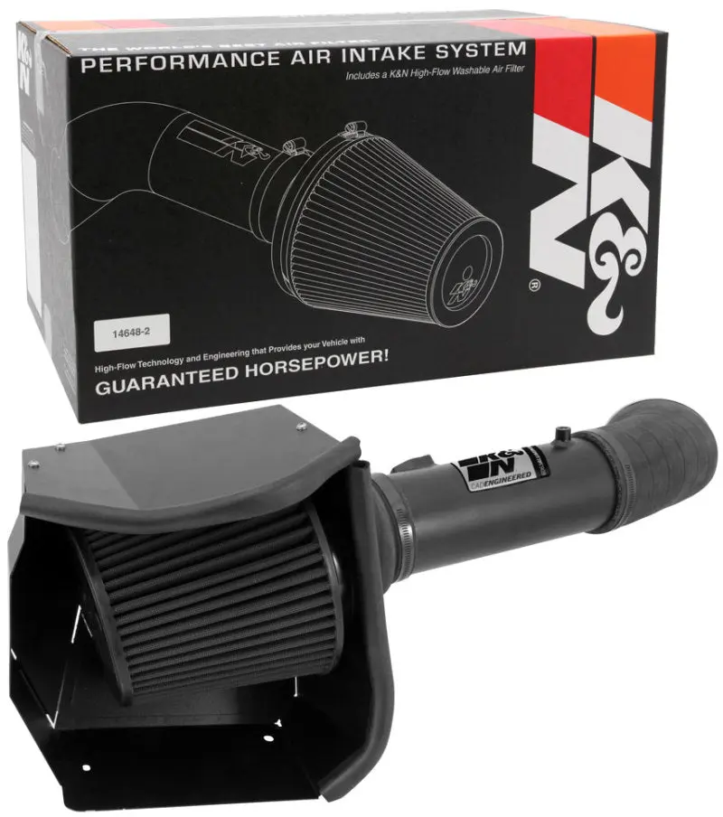 K&N KNN71-2582 11-13 Ford F250/F350/F450/F550 Super Duty 6.7L V8 DSL Black Performance Intake Kit №18