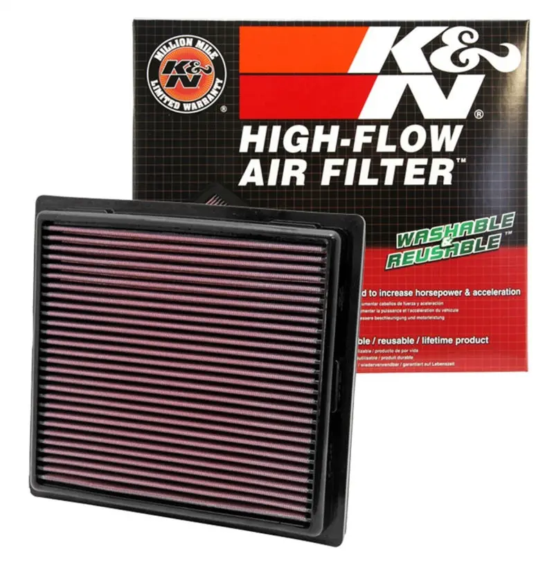 K&N KNN33-2457 11 Jeep Grand Cherokee / 11 Dodge Durango Replacement Panel Air Filter №10