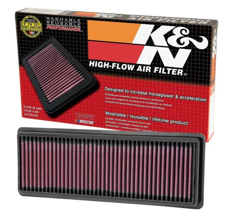 K&N KNN33-2487 12 Fiat 500 Abarth 1.4L Replacement Air Filter №18