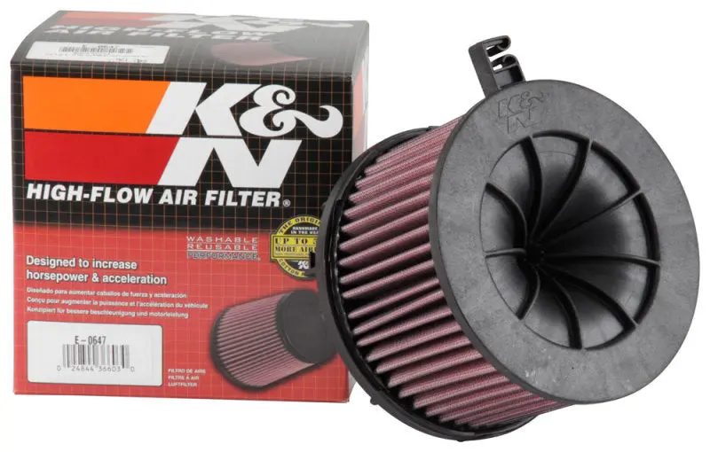 K&N KNNE-0647 15-18 Audi A4 L4-2.0 F/I Replacement Drop In Air Filter №12