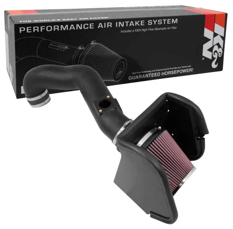 K&N KNN63-6017 16-17 Nissan Titan XD V8-5.0L DSL 63 Series Aircharger Performance Intake №17