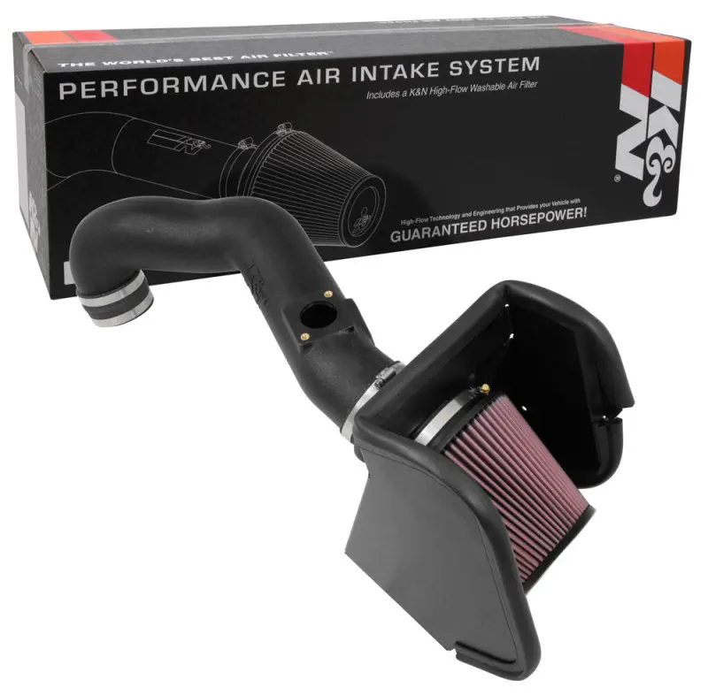 K&N KNN63-6017 16-17 Nissan Titan XD V8-5.0L DSL 63 Series Aircharger Performance Intake №21