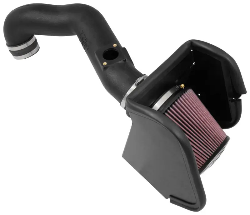 K&N KNN63-6017 16-17 Nissan Titan XD V8-5.0L DSL 63 Series Aircharger Performance Intake №3