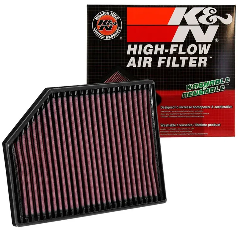 K&N KNN33-3065 16-17 Volvo V90 II L4-2.0L DSL Drop In Replacement Air Filter №11