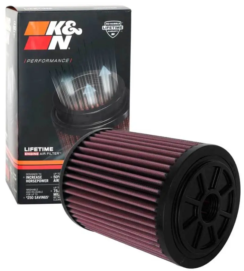 K&N KNNE-0640 19-20 Audi A6 L4-2.0L DSL Replacement Drop In Air Filter №3