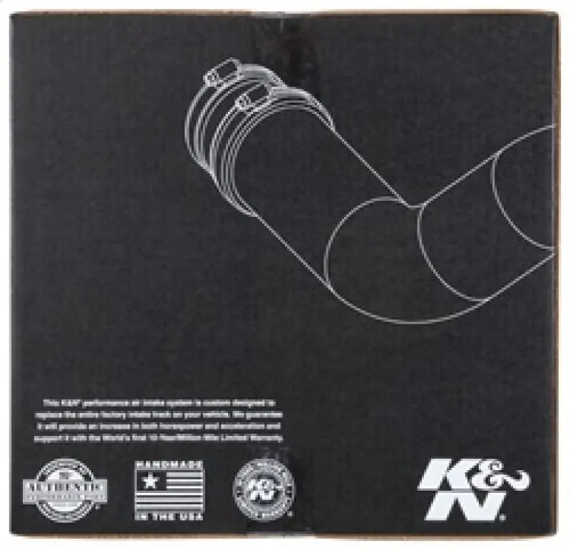 K&N KNN69-5323TS 19-20 Hyundai Veloster R L4-1.6L F/I Typhoon Performance Air Intake System №7