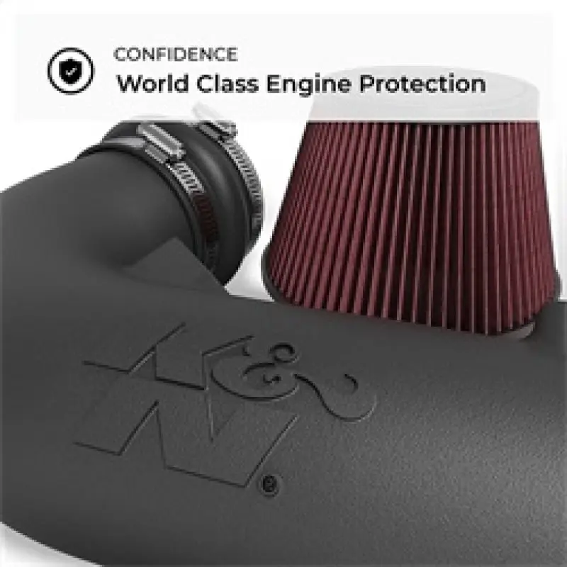 K&N KNN63-1585 19-20 Jeep Cherokee V6-3.2L Aircharger Performance Intake №20