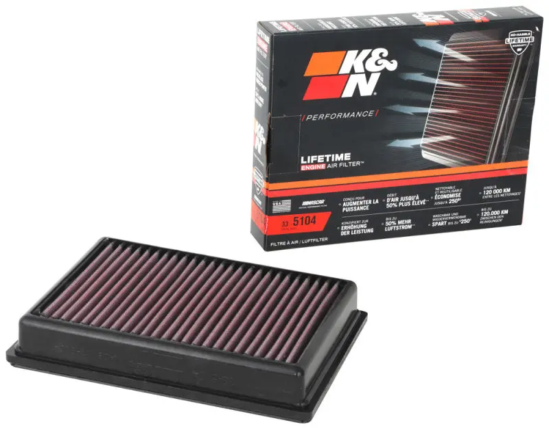 K&N KNN33-5104 19-21 Ford Transit Connect L4-2.0L F/I Replacement Drop In Air Filter №3