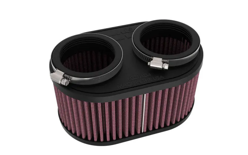 K&N KNNRU-3510 2-1/8in DUAL FLG 6-1/4 X 4inOD 3inH Universal Clamp-On Air Filter №2