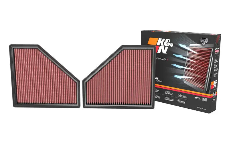 K&N KNN33-3171 20-22 BMW M3 L6 3.0L F/I Replacement Air Filter №3