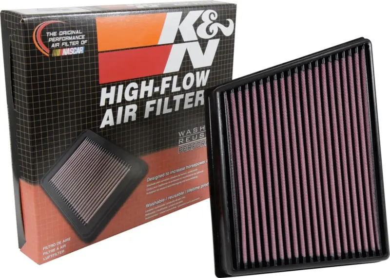 K&N KNN33-3075 2015 Jaguar F-Pace V6-3.0L F/I Left Side Replacement Drop In Air Filter №15